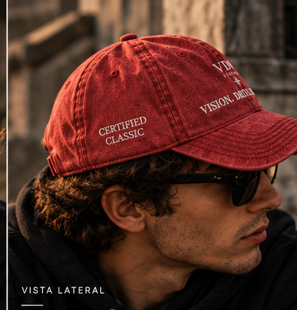Vintage Cap with “VDV Certified classic" Embroidery