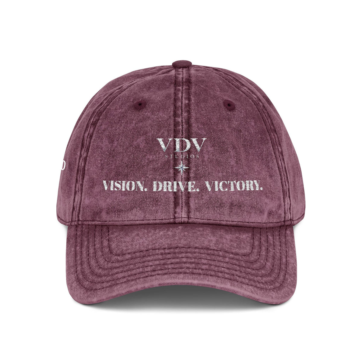 Vintage Cap with “VDV Certified classic" Embroidery