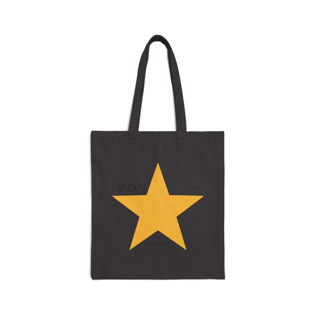 Star Logo Canvas Tote Bag — VDV Studios "est. 2025"