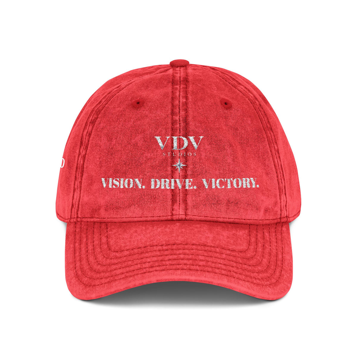 Vintage Cap with “VDV Certified classic" Embroidery