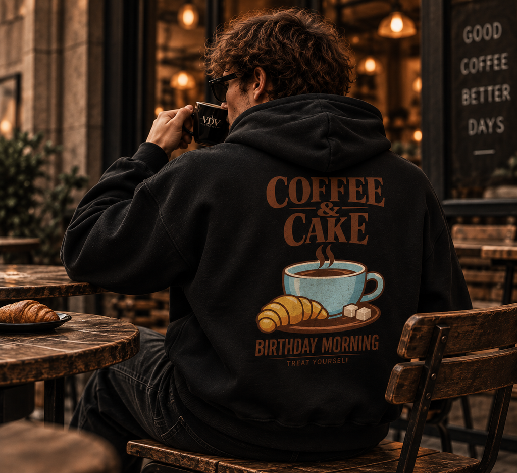Sudadera COFFEE & CAKE con capucha unisex